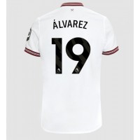West Ham United Edson Alvarez #19 Vonkajší futbalový dres 2023-24 Krátky Rukáv